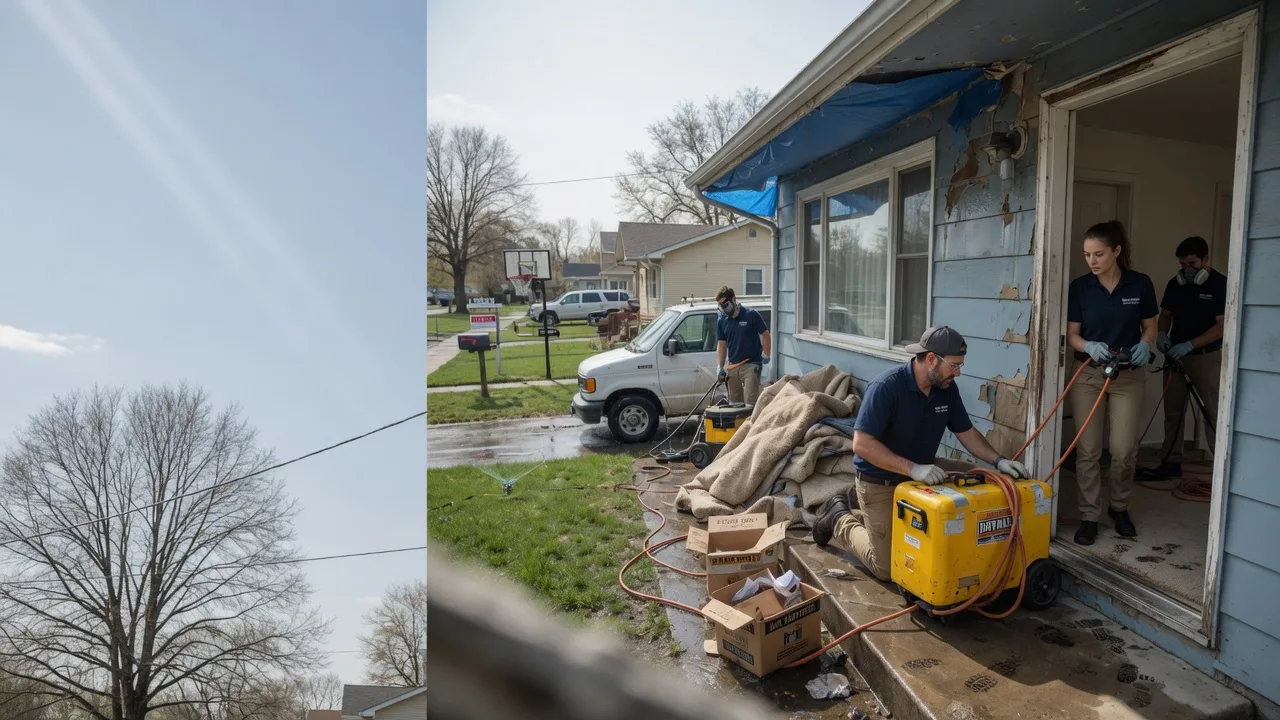 Basement Flood Cleanup in Burke, SD near me